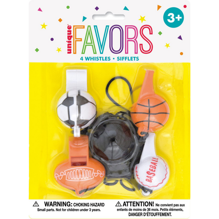 4 Sport Ball Whistles