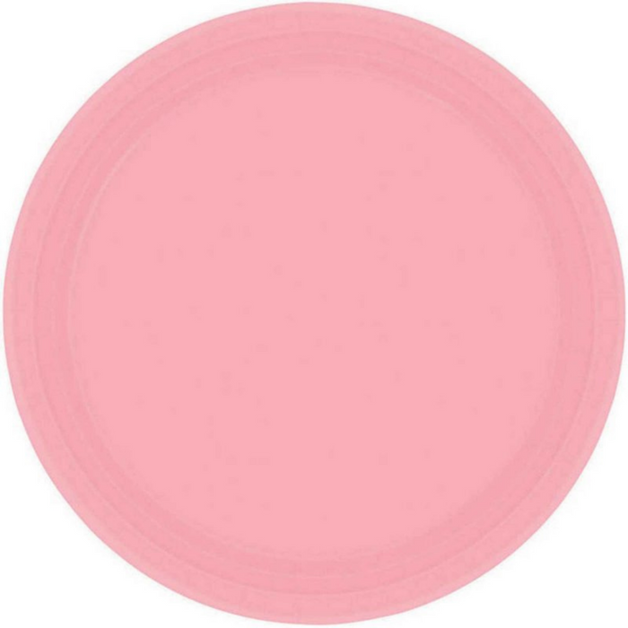 Paper Plates Round 8CT New Pink 9in/23cm 8pk