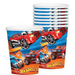 Hot Wheels Wild Racer Cups 266ml 8pk