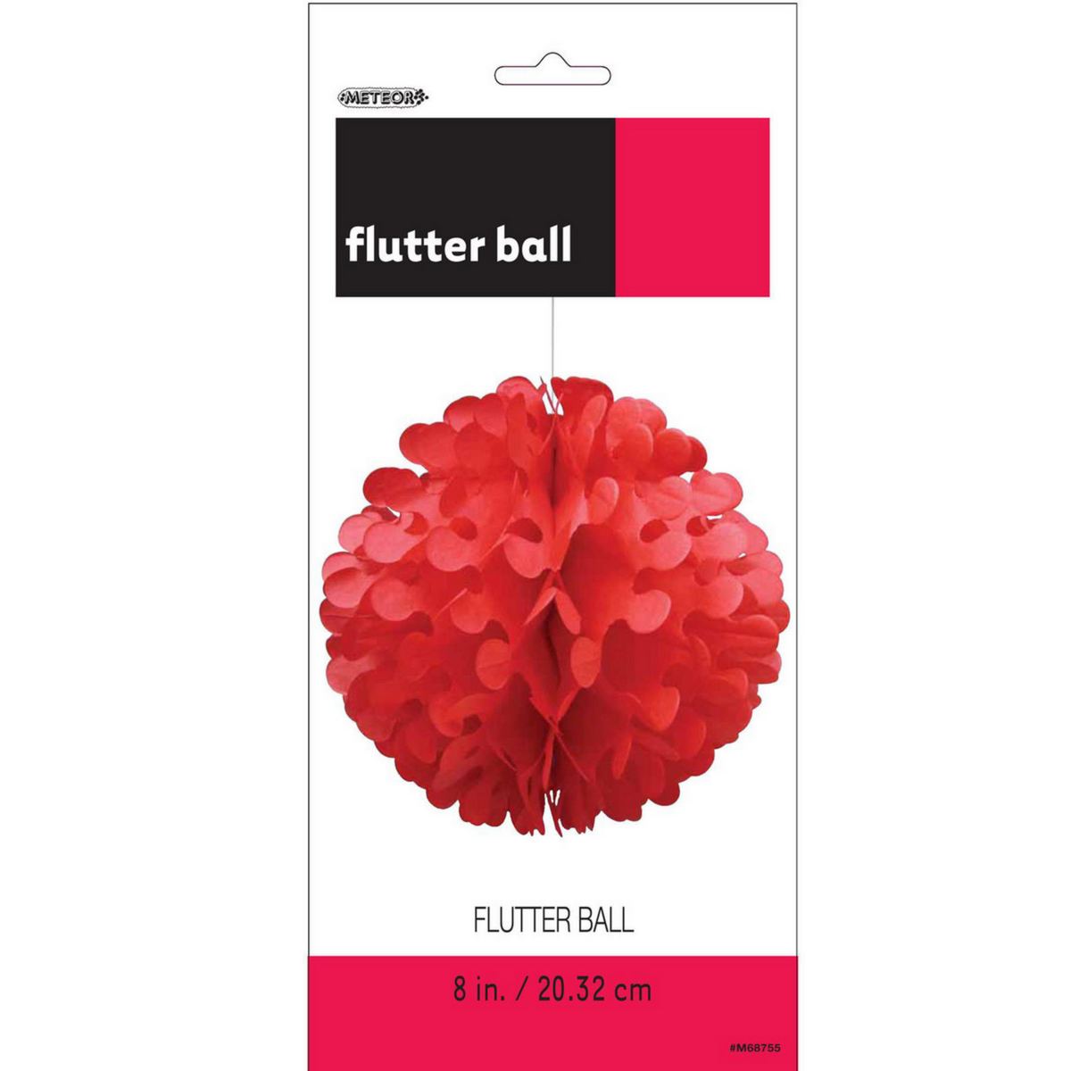 Party Props™ Flutter Ball Red (20cm)