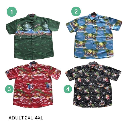 Christmas Hawaii Shirt Print Assorted