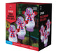 Snowman Disco LED Path Lights 3 Pack