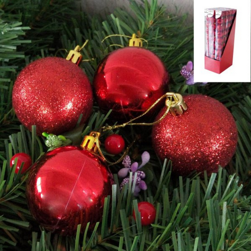 Ronis Baubles 6cm 36pcs Red