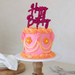 RONIS CAKE AND CANDLE HAPPY BIRTHDAY LAYERED CAKE TOPPER