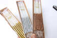 Candle Gold Glitter Dipped Cake Candles Pack Of 12