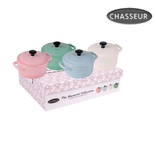 Chasseur Macaron 4Pce Mini Cocotte Set