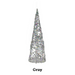 Ronis Christmas Tree Glitter Wire Cone Tree 20cm