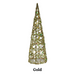 Ronis Christmas Tree Glitter Wire Cone Tree 20cm