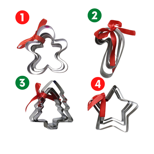 Cookie Cutter Set 3pc set Asst