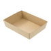 ECO KRAFT FOOD SERVING TRAY 18.5X14.5X4.5CM 15PK