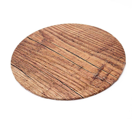 Food Presentation Board (Wood) - 10In Round