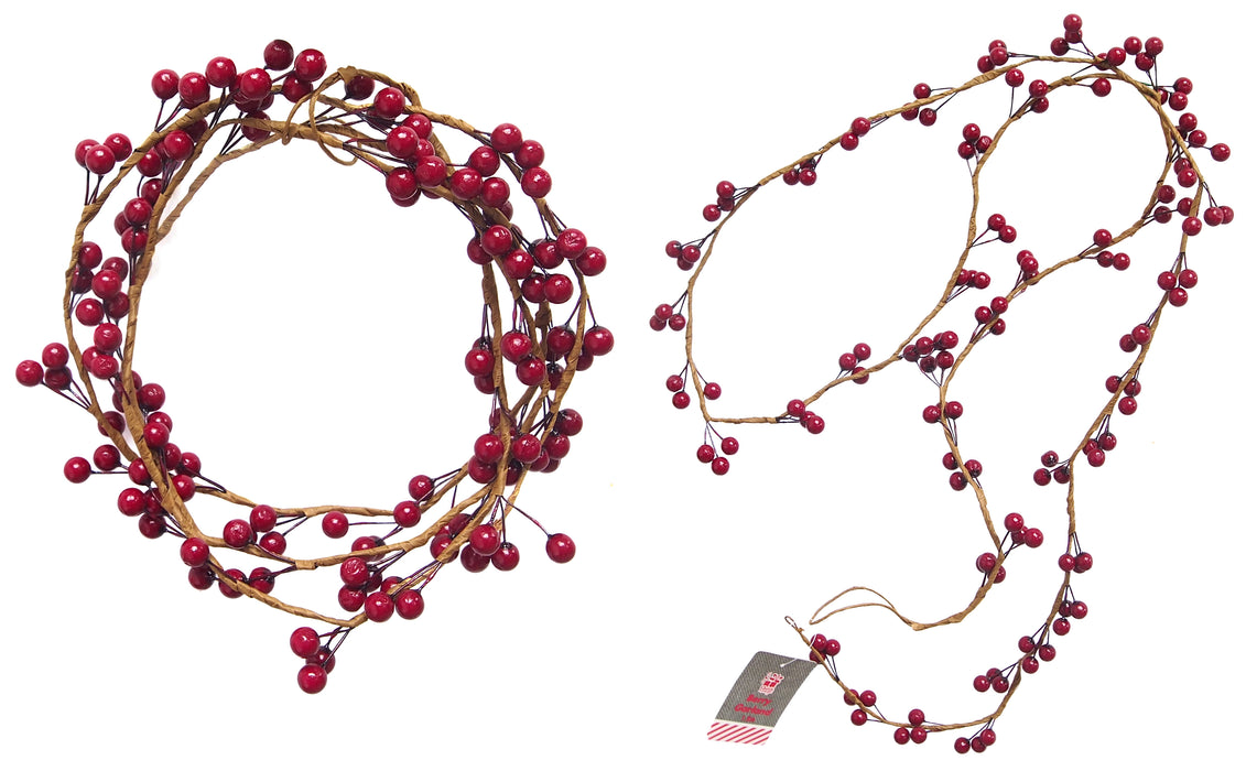 Garland Red Berries 150cm