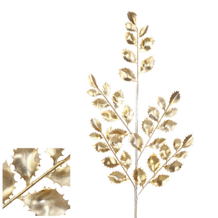 Gold Leaf Stem 75cm