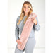 Aroma Home Long Hot Water Bottle-Pink Faux Fur Pink