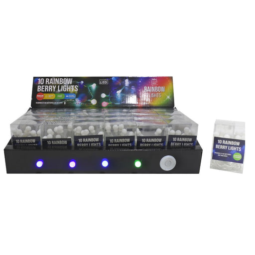 RONIS LED MINI BERRIES COLOUR CHANGING 10PK