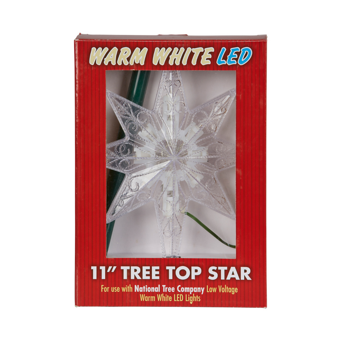 LED Star Xmas Tree Topper 28cm