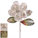 Ronis Magnolia Glitter Stem 81cm Ivory