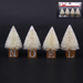 Ronis Noel Sisal Tree Blocks 9cm Ivory