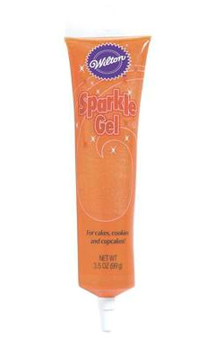 Wilton Orange Sparkle Gel