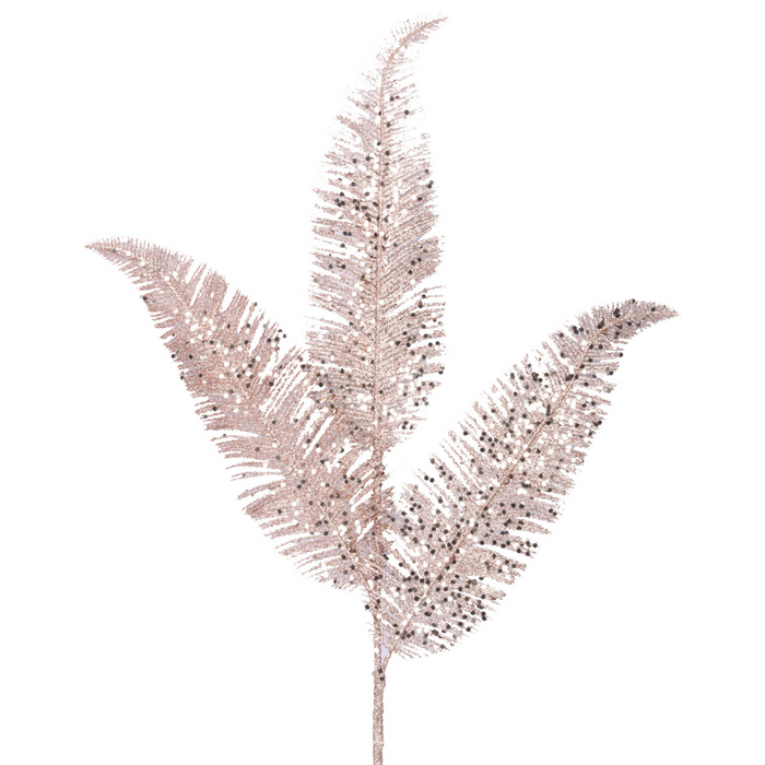 Rose Quartz Glitter Stem 60cm