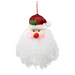 Ronis Santa Face Tinsel Light Up 50cm