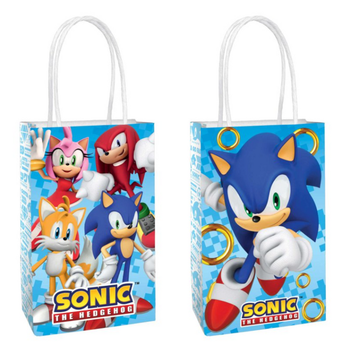 Sonic The Hedgehog 2 Paper Kraft Bag 8pk