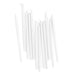 Tall Cake Candles Pearlised White Pack Of 12 - 12Cm