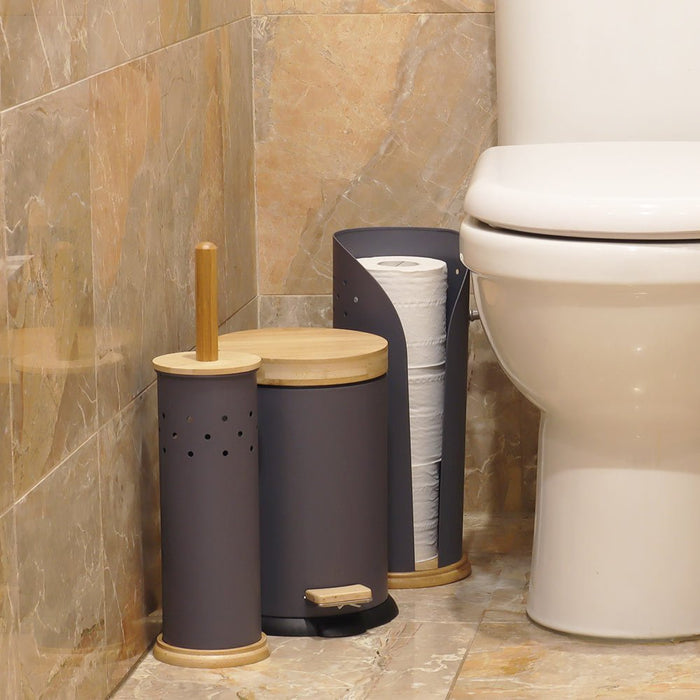 Eco Basics Toilet Set - Charcoal