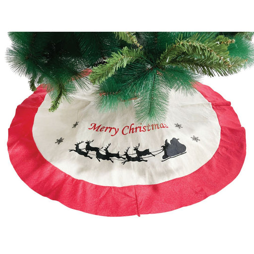 RONIS TREE SKIRT PRINTED SCENE 100CM