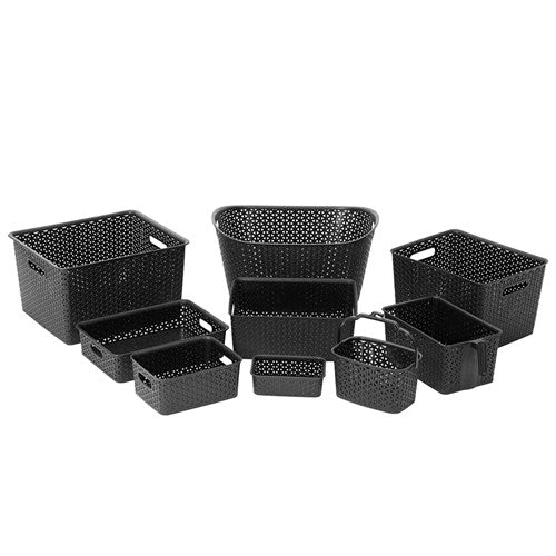 Woven Storage Basket 32L44.5X34X25Cm 4 Asstd