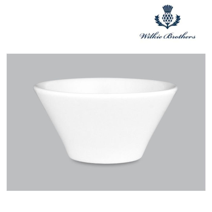 Wilkie Brothers Conical Dip Bowl New Bone 8x4cm