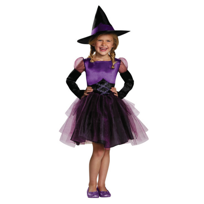 Witch Girls Costume Purple